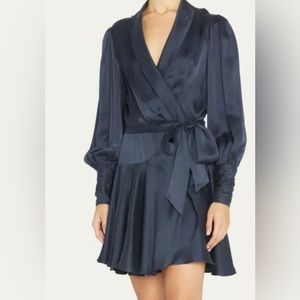 Zimmerman silk wrap dress | size: 2